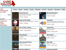 Tablet Screenshot of gamefalcon.com